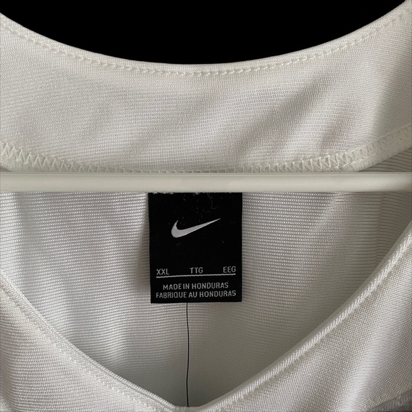 NIKE VAPOR PRO MENS FOOTBALL TRAINING JERSEY WHITE - Picture 4 of 6